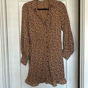Abercrombie and fitch leopard dress